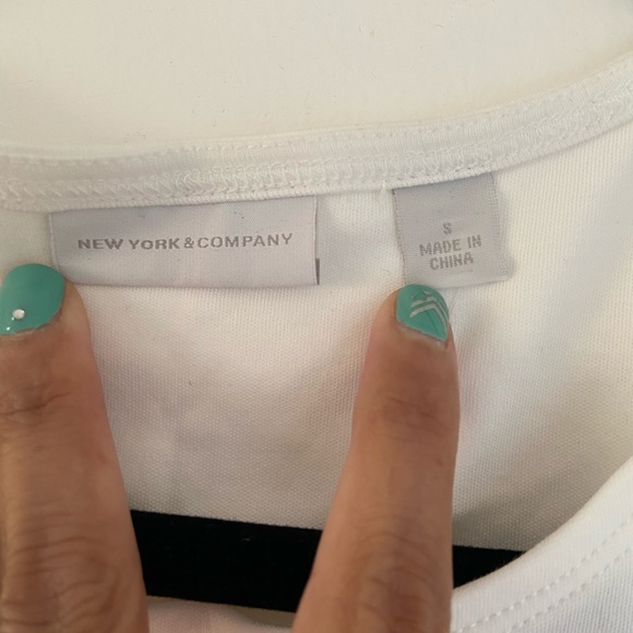 NY & Co white and black dress - Picture 4 of 7